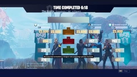 Fortnite STW - Dungeon Grotto Speed Run (6 Minutes) Breaking my personal record.