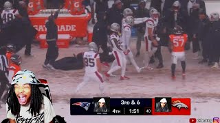 Patriots Bettor LIVE Reaction To SNOWY AFC Championship vs Broncos!!