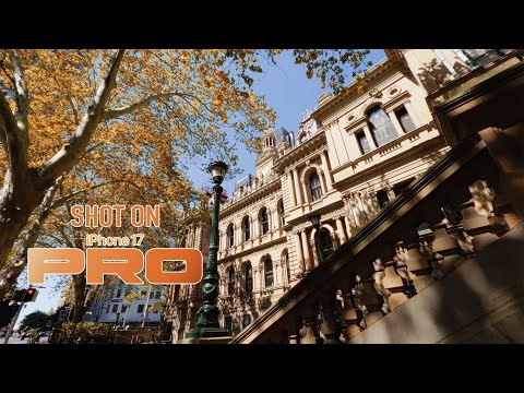 iPhone 17 pro || Video Test || Sydney || Townhall & Circular Quay ||