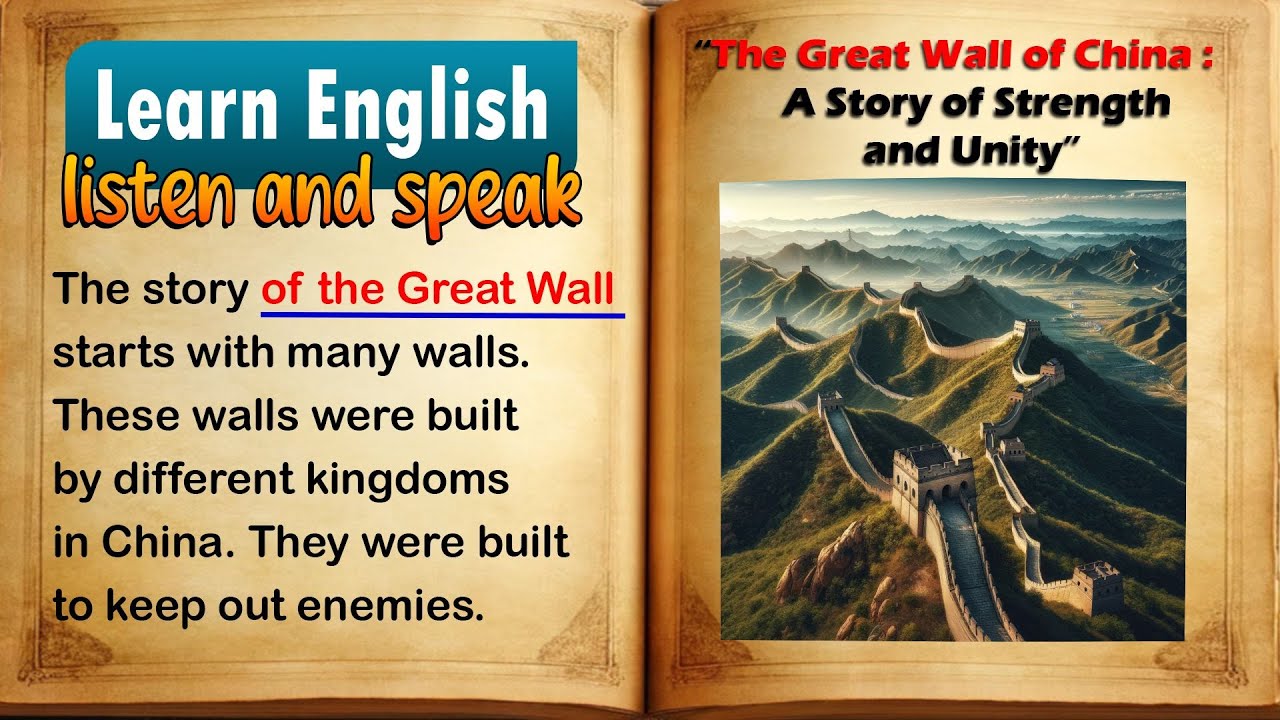 China's Great Wall | learn englishThrough Story | shadowing English ...