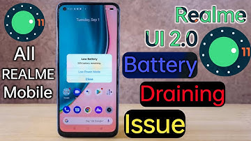 How To Solve Realme UI 2.0 Battery Drain Problem | Realme Mobiles Battery Drain Problem