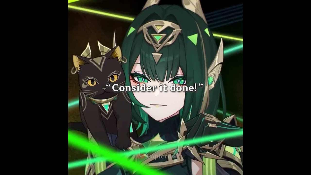 Nefer looks ABSOLUTELY amazing! 