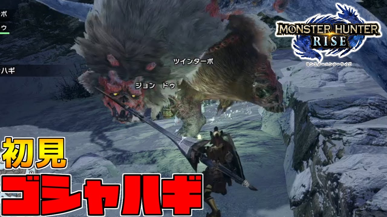 【MHRise】ジャストガードの天敵　初見ゴシャハギ