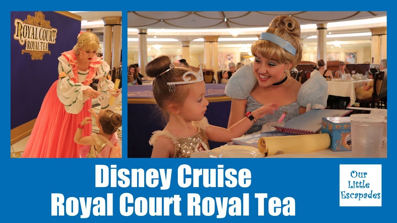 disney cruise line princess tea