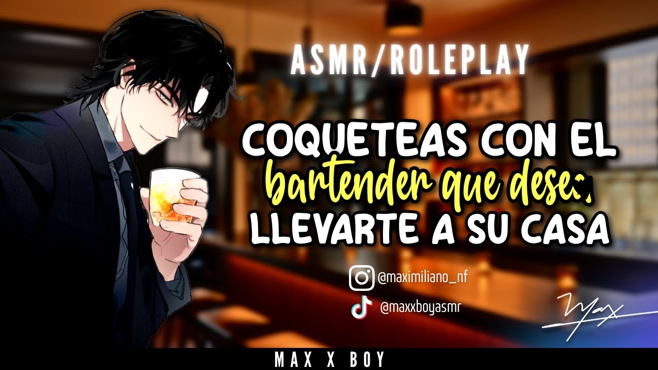 COQUETEAS con el BARTENDER y QUIERE LLEVARTE CON ÉL [ASMR/ROLEPLAY] [M4F] [AUDIO ESPAÑOL LATINO]