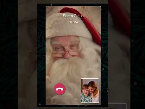 Santa Claus Call Video Ad