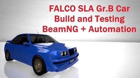 Group B Rally Car build! FALCO Homologated Version - BeamNG + Automation