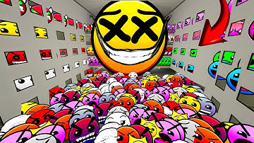 Lobotomy Nextbots  Geometry Dash Difficulty Faces  MCPE and Gmod Liminal hotel