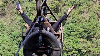 Buscalan Zipline/ unsafty zipline in Buscalan/
