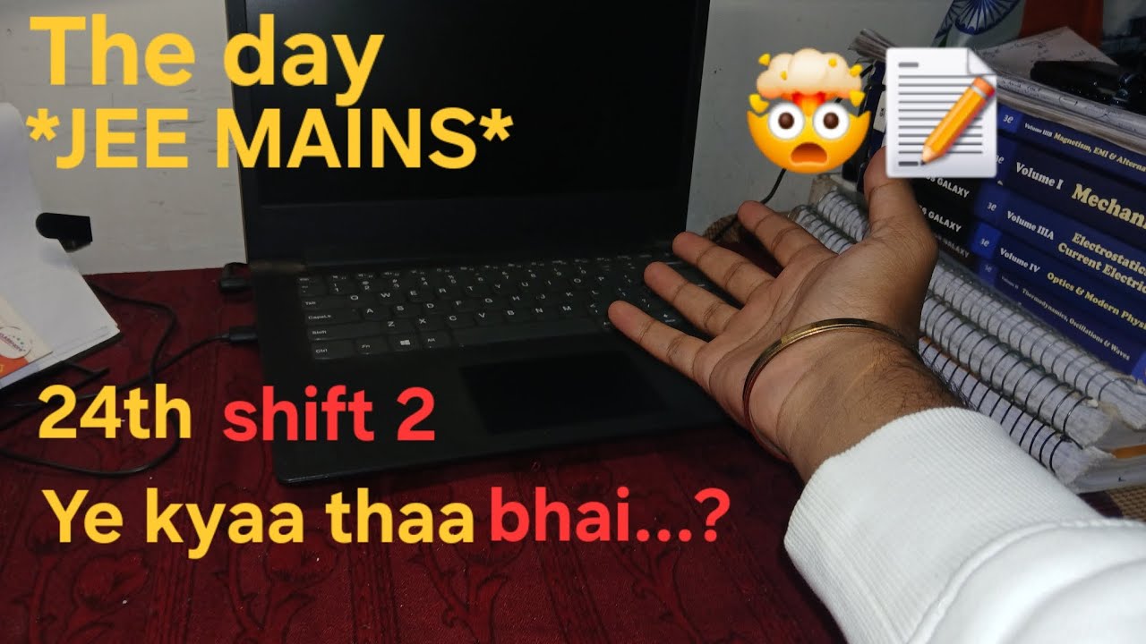 Dekh liya....💀🐦‍🔥 JEE MAINS exam day experience..[dropper]✨️