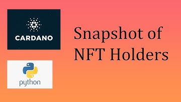 How to take Snapshot of all NFT holders on Cardano ? Using python and blockfrost API