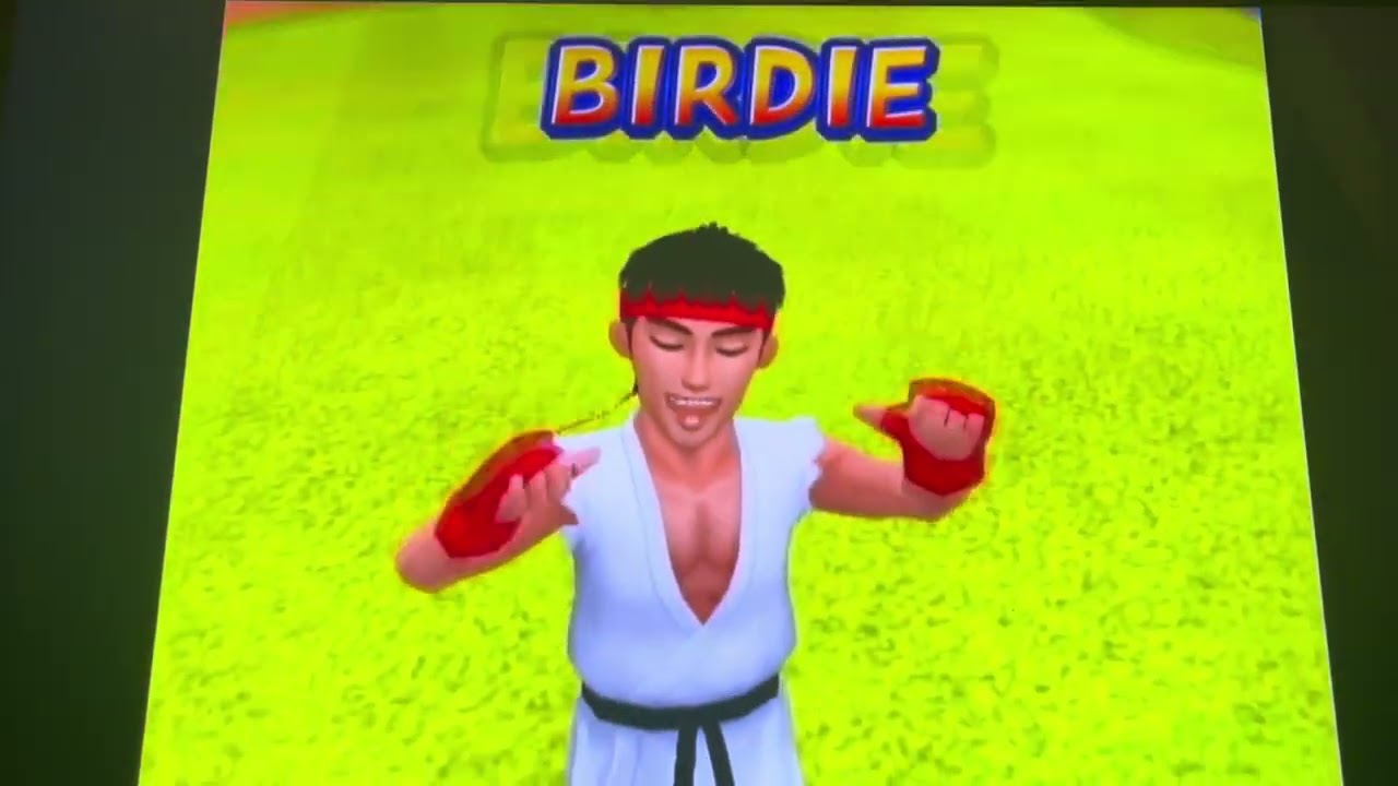 We Love Golf 2 player match play Chun Li (Lisa) vs Ryu (Tony)