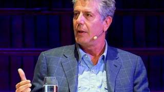 Bourdain and Gill on Animal Cruelty and Worker Rights