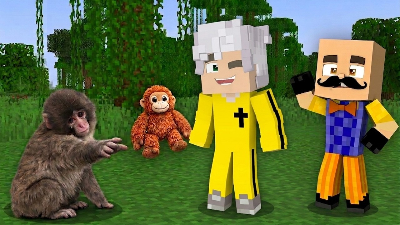 როგორ დავეხმარეთ მაიმუნს? - Minecraft