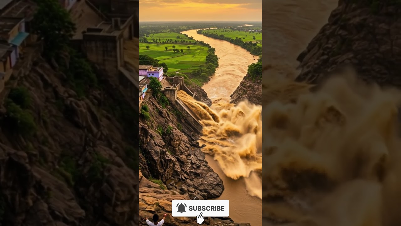 AI Simulation Dam Collapse Flooding Village – Viral Natural Disaster Shocks the World 