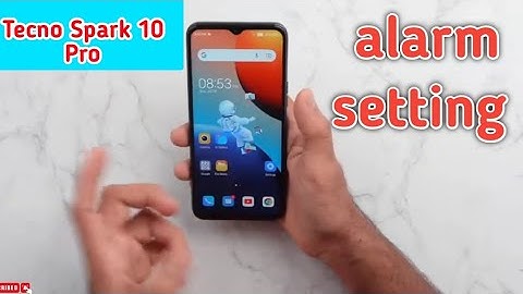 How To Set Alarm In Tecno Spark 10 Pro, Tecno Spark 10 Pro  Mein Alarm Set Kaise Karen