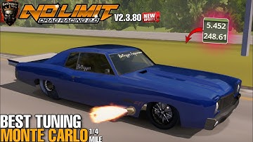 Latest Tune Monte Carlo 5.4 second 1/4 mile no limit drag racing 2 V2.3.80