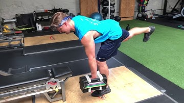 1 Arm 1 Leg DB Row - Ipsilateral SLDL Position