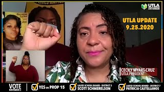 UTLA UPDATE 9.25.2020