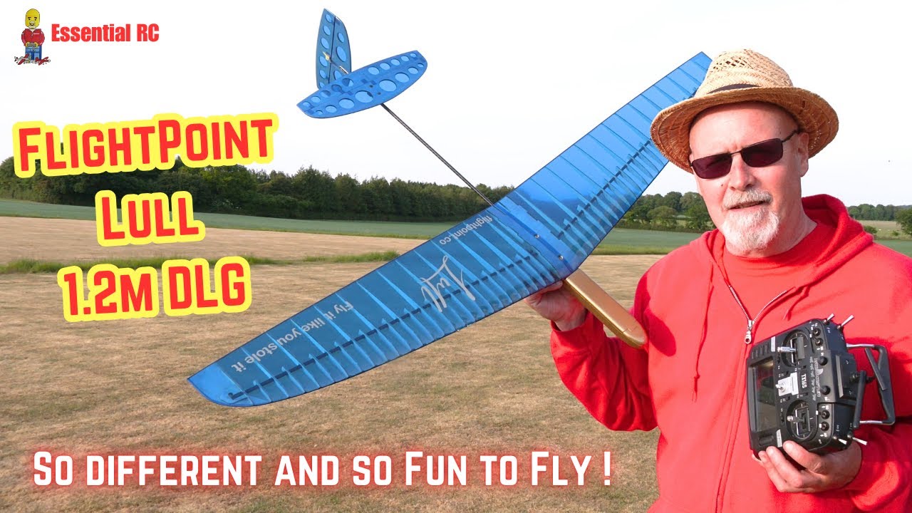 SO DIFFERENT AND SO FUN TO FLY ! FlightPoint 1.2 metre LULL Discus Launch Glider (DLG)