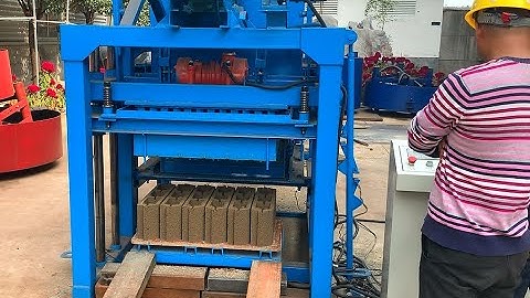 QTJ4-28 Hollow Concrete Block/Brick Making Machine Paver Block Machine Price
