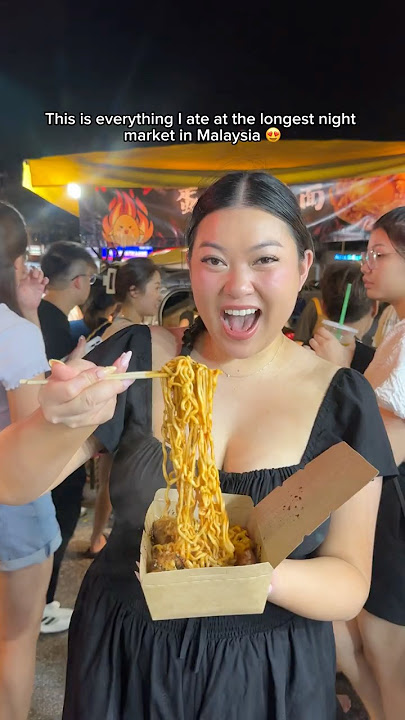 TOP 5 VIDS OF 2024: Longest night market in Malaysia 🦑🔥