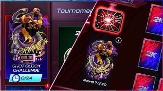 INSANE KOBE BRYANT SHOT CLOCK CHALLENGE PACK! NEW PLAYOFF THEME PACKS! #nba2kmobile