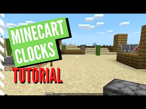 3 Redstone Minecart Clocks For Minecraft 1.16+ (Tutorial)