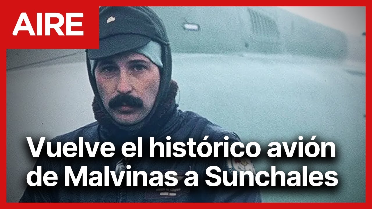 🔴 Repatrió el avión con el que peleó en Malvinas y la Afip le quiere cobrar impuestos 🔴