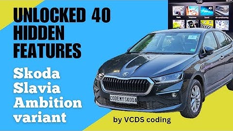 Unlocked 40 hidden features in Slavia Ambition | vcds coding