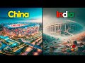 The shocking difference between indian  chinese infrastructure
