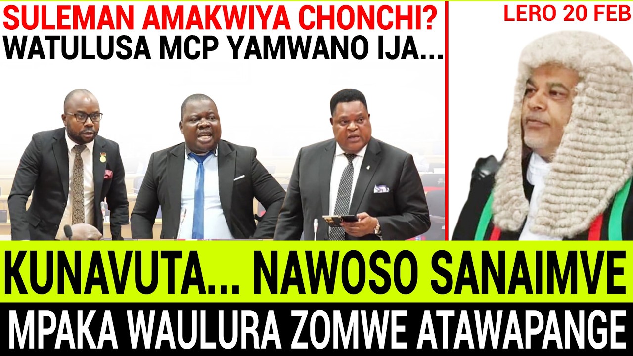 MAMAWA OMWE UNO MCP YONSE YAMUPUTA DALA SULEMAN....... NDE WAWALANGA MOTELE.....  KUNAVUTA LERO