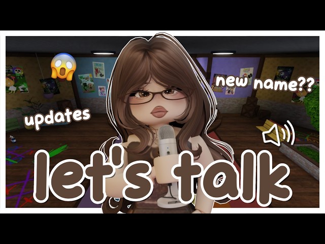 (roblox asmr 🌙) why i changed my name... | let's talk! 😴☕
