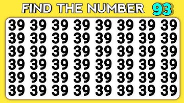 Puzzles for GENIUS |Find the ODD One Out - Number Letter Edition | Oddity Spotting