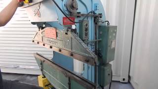 DiAcro Hydra-Power Hydraulic Press in action
