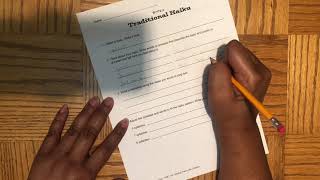 How to Write a Traditional Haiku Poem