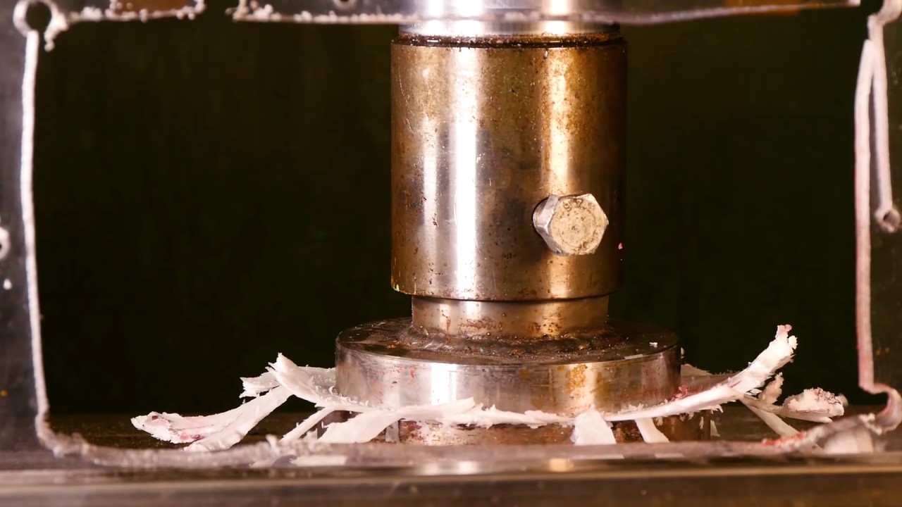 Crushing Christmas with hydraulic press YouTube