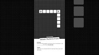 Bible Crossword Puzzle | Christian Short No. 46 (Genesis: The Birth of Isaac) #short #shorts