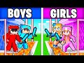 BOYS vs GIRLS SECURITY HOUSE in Minecraft!
