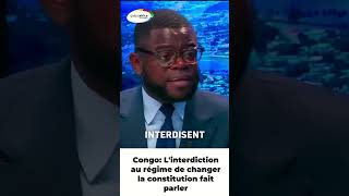 Congo: The regime's ban on changing the constitution stirs debate.#shorts