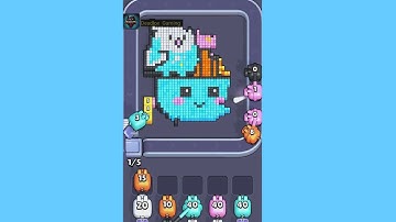 Pixel Flow Level 290. Walkthrough Gameplay