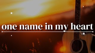 One Name in My Heart 🎶 Deep Emotional Acoustic Love Song That Touches the Soul
