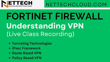 IPsec Site to Site VPN | Live Class Recording | FortiGate Firewall