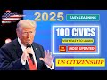 2025 random 100 civics questions and answers - U.S. citizenship interview 2025 I N400 Interview #usa