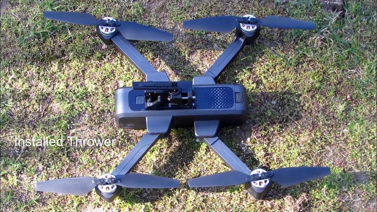 Eachine EX3 GPS 4K Drone Air Drop Thrower Review ! YouTube