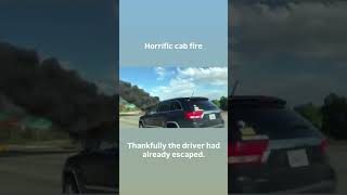 Truck fire! #shorts #trucking #fire #truckfire #rvlife