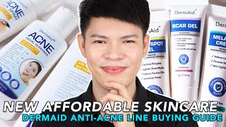 AFFORDABLE ANTI-ACNE SKINCARE PRODUCTS AT WATSONS! UNDER 350 PESOS DERMAID PRODUCTS BUYING GUIDE!