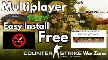 Play With All Skins on CS: GO WaRzOnE | No Hacks No Ban | 2019 | 100% Working