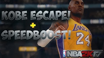 NBA 2K17 - How To Kobe Escape With SpeedBoosting! *Cheesy Dribble Tutorial*