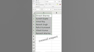 How to remove surname in excel ! #exceltips #exceltricks #exceltutorial #excel #shortsfeed